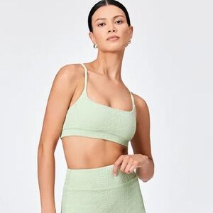 NWT GiGi C Emery Snakeskin Sport Bra in Jade Sz Sz S XL